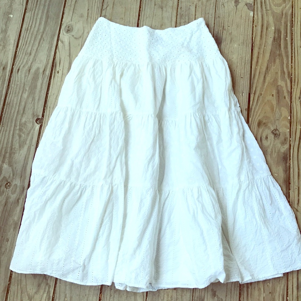 White prairie skirt